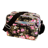 Sale Clearance Women Handbags Halijack Ladies Vintage Printing Canvas Messenger Bag College Girl Casual Travel Purse Cosmetic Bag Summer Beach Bag Small Shoulder Bag Crossbody Bag (Black)